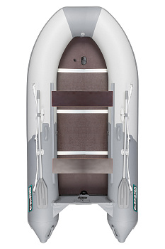 Лодка надувная GLADIATOR B330 светло-темносерый 