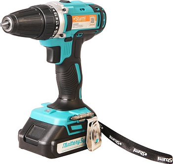 Дрель аккумуляторная STURM 20В, 1BatterySystem, 32Нм, конусный патрон, 2х2.0Ач, кейс