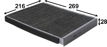 Фильтр салонный JDAC0001 JD (AC802) Фильтр салонный JDAC0001 JD (AC802)
