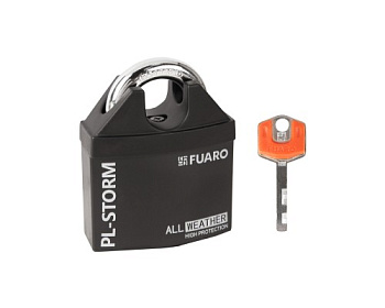 Замок навесной PL-STORM-3660 4 key (дисковый ключ) (57891) (FUARO)