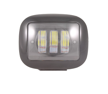 Фара противотуманная KS-WSQ003BB-L "OFF - Road", 3 диода, 27W, ЛИНЗА, 115*55*115мм, 12/24V
