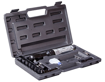 Пневмогайковерт угловой RW61 (135л/мин, 61н/м, 6,3бар, 1/2") + набор, кейс