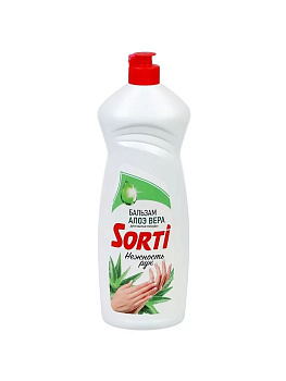 Жидкость д/посуды " Sorti "Бальзам С Алоэ Вера" 900 Мл