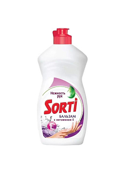 Жидкость д/посуды " Sorti "Бальзам С Витамином Е"  Капля 450мл