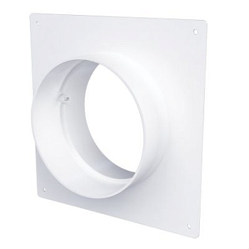 Площадка торцевая пластиковая 180х250 фланец D150