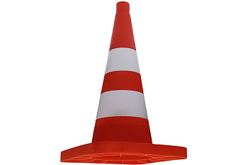Конус белые полосы 520 мм