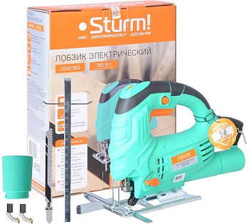 Лобзик электрический STURM 780Вт, 70/8мм(дер/мет), 1500-3000, быстрозаж, 4ст маятник