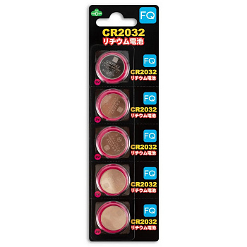 Батарейка FQ CR2032, 3В, 5шт (блистер)