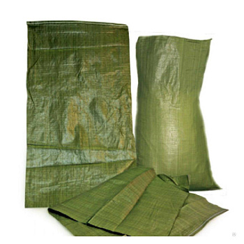 Мешки п/п 55х95см зеленые