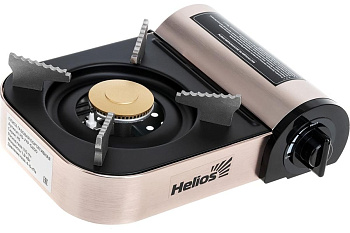 Плита газовая портативная в кейсе Helios Плита газовая портативная в кейсе Helios