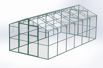 Теплица Новатор-8 3*4м домик
