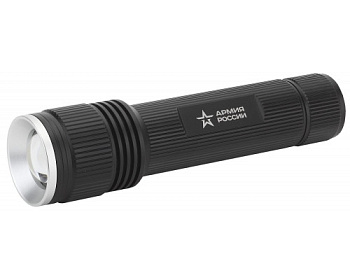 Фонарь ручной Армия России MB-901 Тополь (20W(1800lm) 1216м, алюм, фокус, IPX6, 6xAA)  Фонарь ручной Армия России MB-901 Тополь (20W(1800lm) 1216м, алюм, фокус, IPX6, 6xAA)
