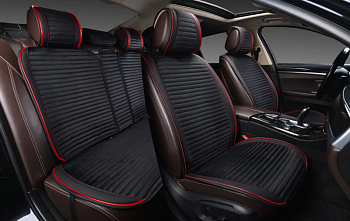 Накидки PSV Bliss черный/кант красный