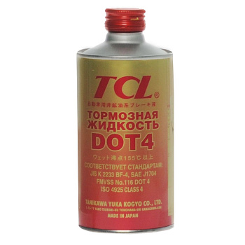 Жидкость тормозная DOT-4 355гр. "TCL"
