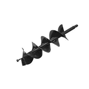 Шнек д/грунта CARVER GDB-200/2 двухзаходный (D пос=20мм, D=200мм, L=80см)