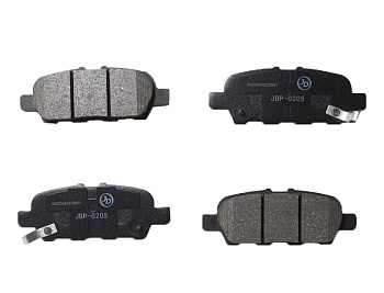 Колодки тормозные, задние JBP0205
