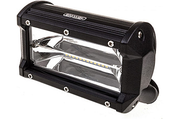 Фара светодиодная SKYWAY OFF ROAD 130*70мм прямоугольная 12V/24V 72W 24 диода, рассеив.свет шт