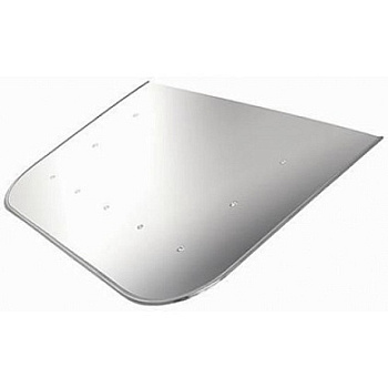 Притопочный лист 700*480, 0,5мм нержавейка зеркальный