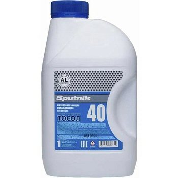 Жидкость охлаждающая Тосол SPUTNIK A-40M 1кг