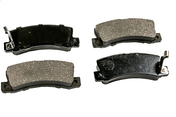 Колодки тормозные, задние (с антискрипной пластиной)