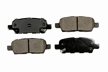 Колодки тормозные, задние (с антискрипной пластиной)