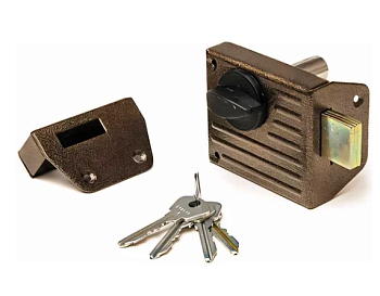 Замок ЗЕНИТ ЗН-1 (белый, бриллиант, бронза) 3H1-2.1С Стандарт