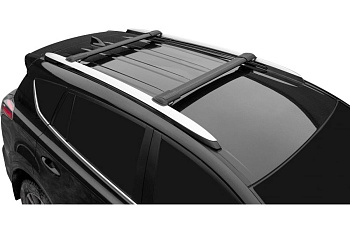 Система багажная LUX ХАНТЕР L47-B черная для автомобилей с рейлингами