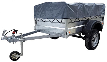 Автомобильный легковой прицеп "Спутник ECO 1912/37" дуги 12/35 и тент 1912/35