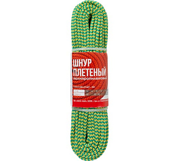 Шнур полип.плет.4мм, 16пр, 30м.