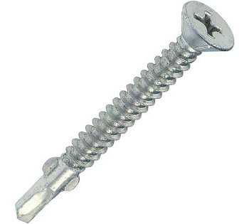 Саморез флюгель Daxmer 4,8х50 цинк (3000)