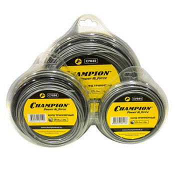 Леска для тримера CHAMPION Aluminium 3,0мм*28м (круглый)