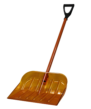 Лопата снеговая из поликарбоната Carbolux РОСОМАХА в сборе (размер 46*40 см)