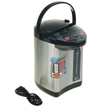 Термопот LIRA LR 0401 (нержавеющая сталь, объем 3,8л, 800Вт)