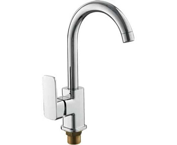 Смеситель ACCOONA для кухни однорукий с гайкой Ф35 /А4522