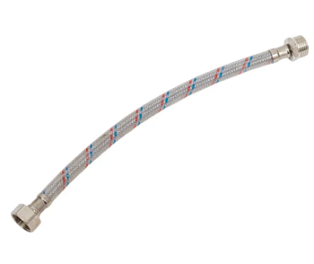 Подводка с ПВХ покрытием для воды 1/2" вн-нар 30см (AQUALINE 250/10)