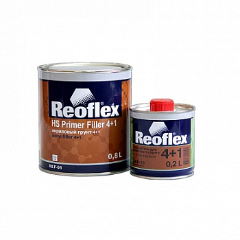 Грунт Reoflex HS Primer Filler 4+1 серый (0,8+0,2)+отвердитель