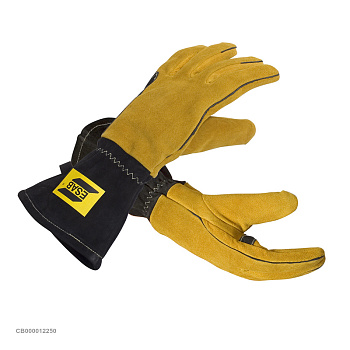 Краги спилковые пятипалые, для MIG/MAG сварки Curved Glove ESAB (размер XXL)