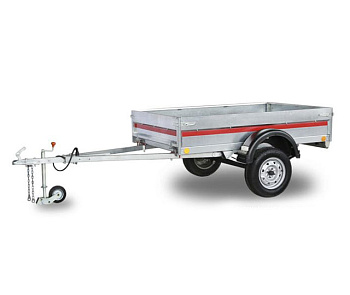 Прицеп Крепыш 2,0 платформа, R15, цинк+ надставные борта+опор.колесо, тент+дуги 1,1 Прицеп Крепыш 2,0 платформа, R15, цинк+ надставные борта+опор.колесо, тент+дуги 1,1