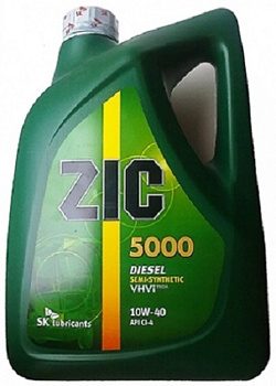 Масло моторное ZIC X7 10W40 Diesel 6л синт.