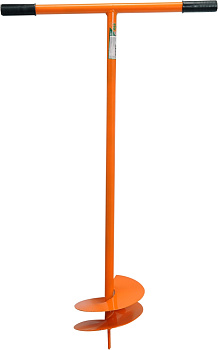 Бур ручной по почве 250 ММ сварной 1м