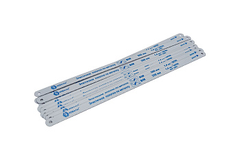 Полотно ножовочное по металлу КОБАЛЬТ 300мм, эластичное, шаг 1.4мм/18TPI, BIM (10шт), подвес