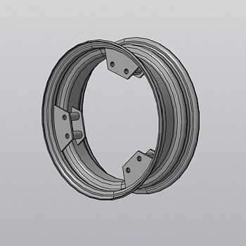 Обод R-12"  передний в сборе б/ш
