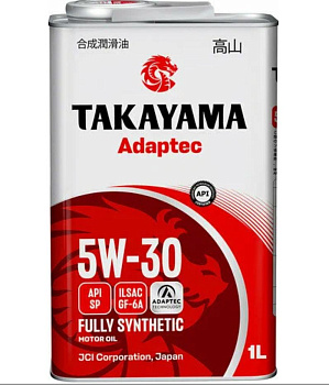 Масло моторное синтетическое TAKAYAMA SAE 5w-30, ILSAC GF-6А , API SP" на розлив 60л
