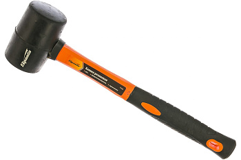 Киянка резиновая, 225г, черная резина, фибергласовая рукоятка Sparta