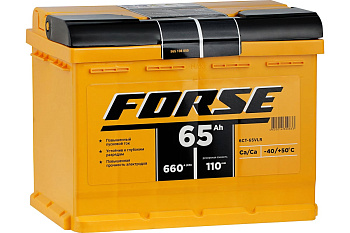 Аккумулятор FORSE 6СТ-65 (0)R VL о/п
