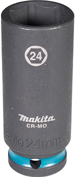 Головка торцевая ударная удлиненная Impact Black 1/2" 24x81,5 мм