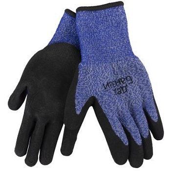 Перчатки (полиэстер) утеп двухслойн с лат. покр. ДБ (10/100)