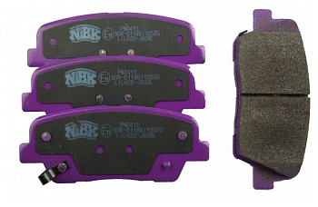 Колодки тормозные дисковые PN0415