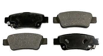 Колодки тормозные, задние D5159MH (с антискрипной пластиной)