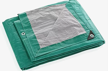 Тент Тарпаулин 90г/м2 6х8м бирюзовый укрывной Тент Тарпаулин 90г/м2 6х8м бирюзовый укрывной